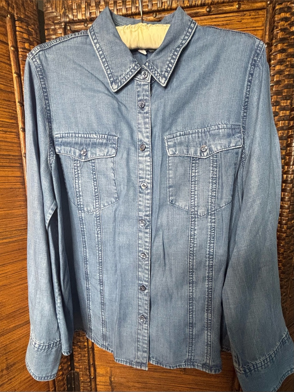 Chico’s lightweight denim shirt